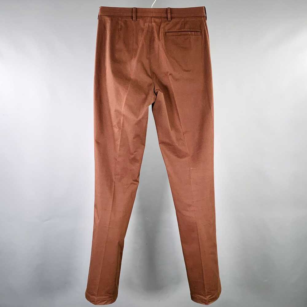 Prada Brown Flat Front Casual Pants - image 2