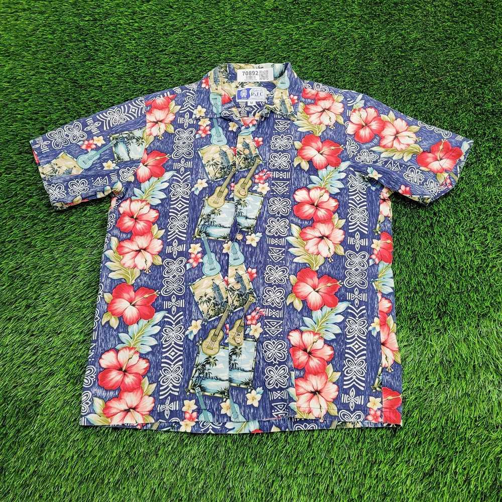 Other Vintage 90s RJC Hawaiian Button Shirt Mediu… - image 1