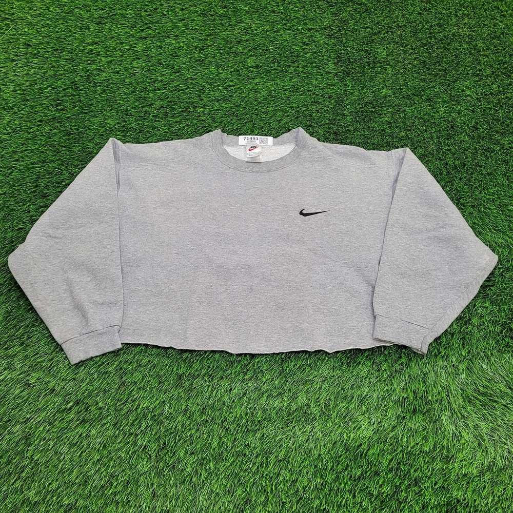 Nike NIKE Cropped Sweatshirt Womens Medium 25x17 … - image 1