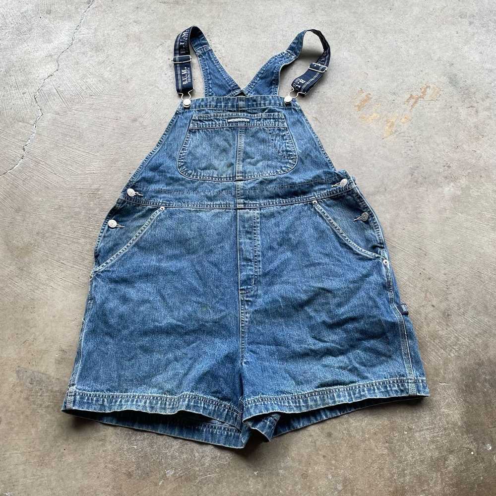 Vintage VINTAGE BUM EQUIPMENT COVERALL DENIM SHOR… - image 1