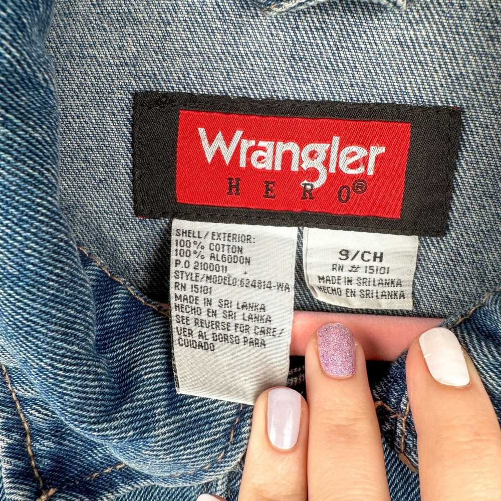 Vintage Western Wrangler Denim Jacket Western Tru… - image 5