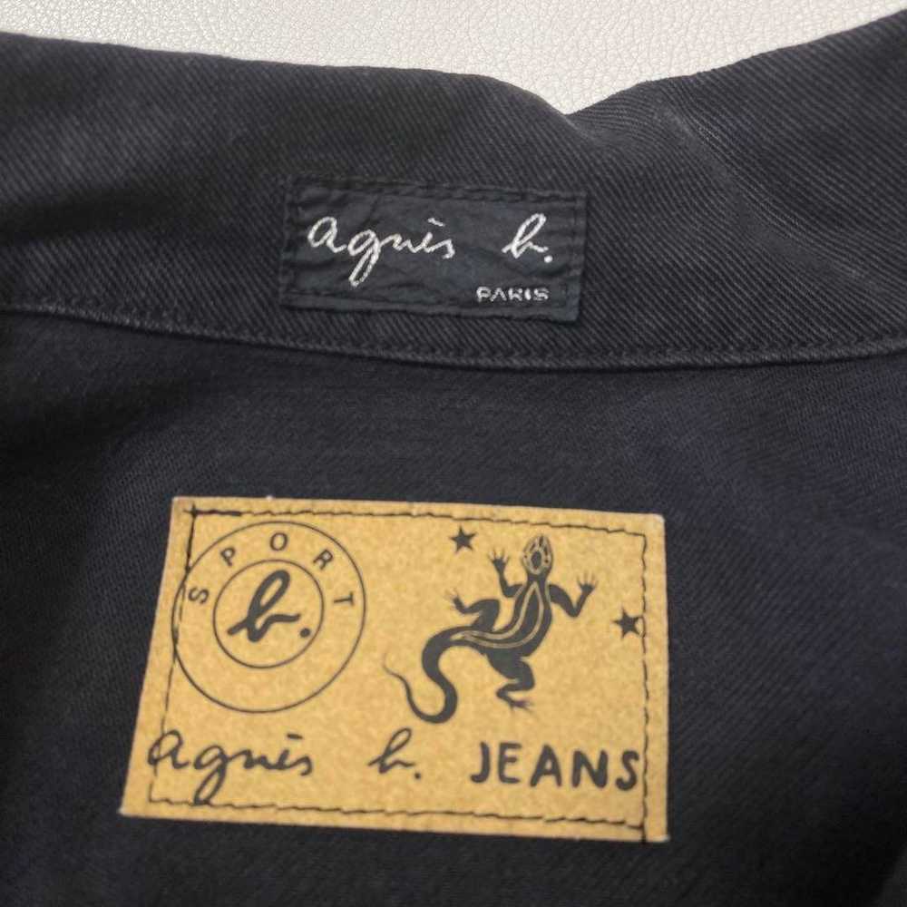 Rare Agnes b. Agnes B. 90s Made in France Denim J… - image 4