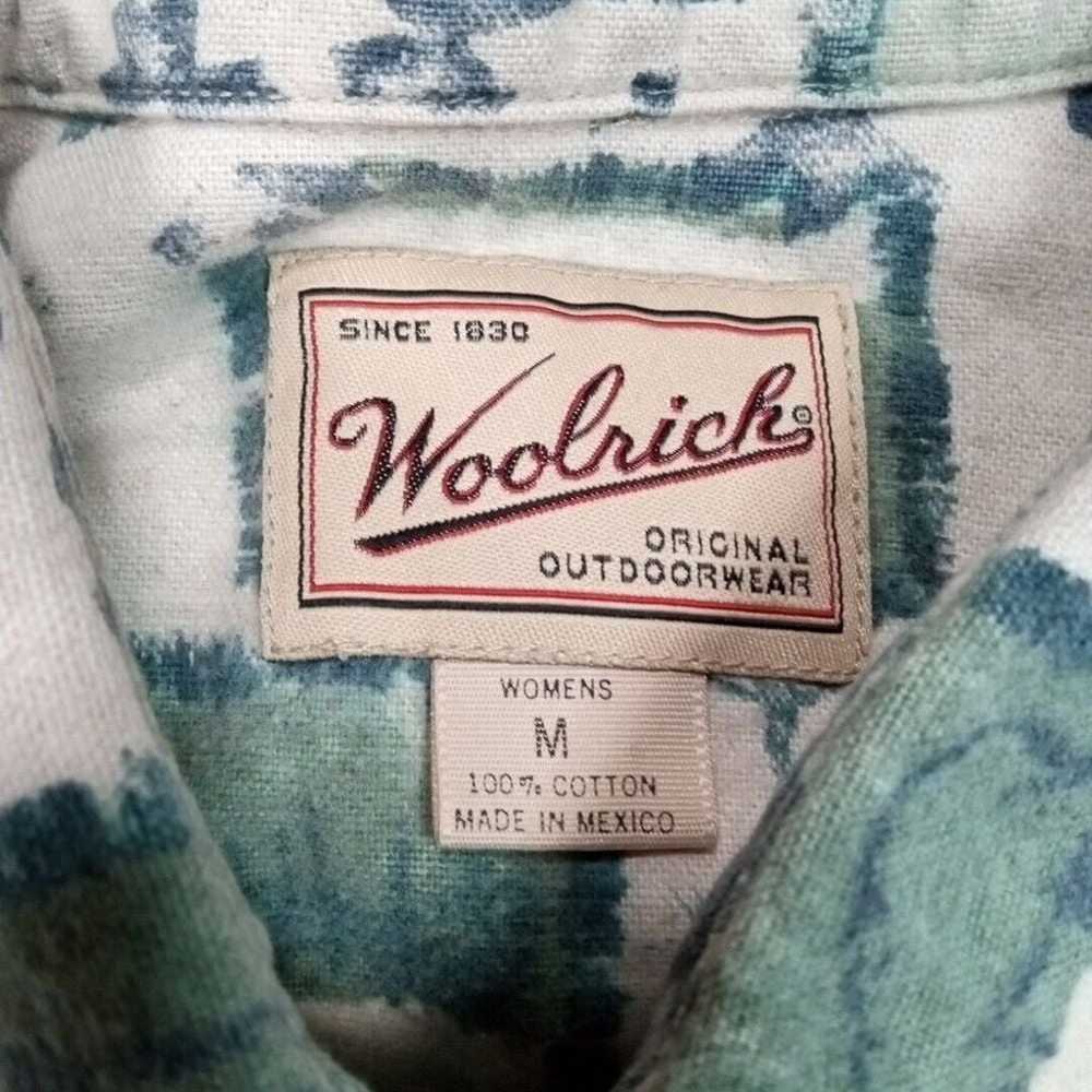 Vintage Woolrich Womens Shirt Green M Animals Sno… - image 11