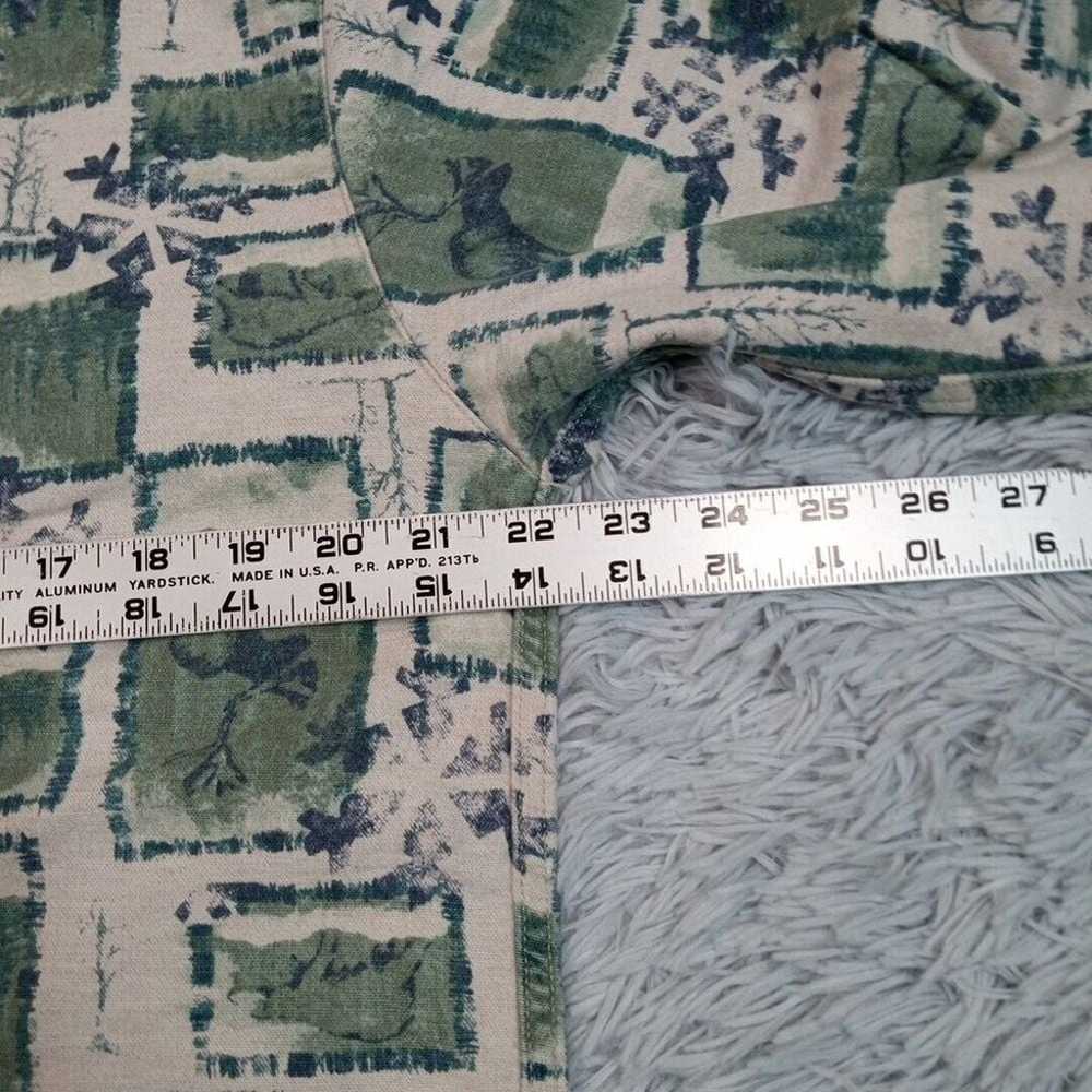 Vintage Woolrich Womens Shirt Green M Animals Sno… - image 8