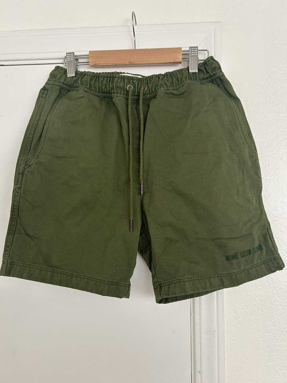 Aime Leon Dore Aime Leon Dore green shorts - image 1