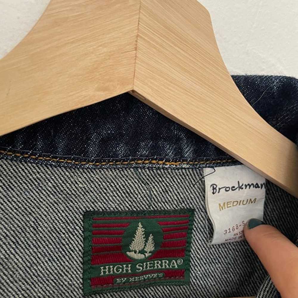 vintage high sierra denim jacket - image 3