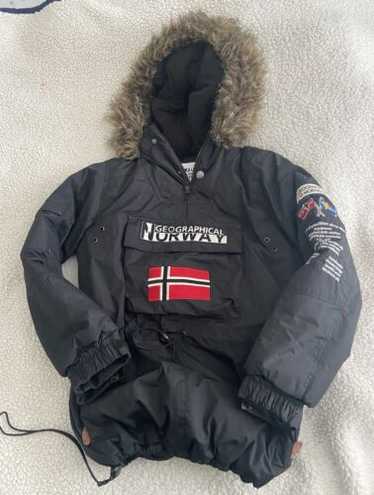 GEOGRAPHICAL NORWAY フード付きジャケット Geographical Norway - Men's Softshell, Black, S at Amazon
