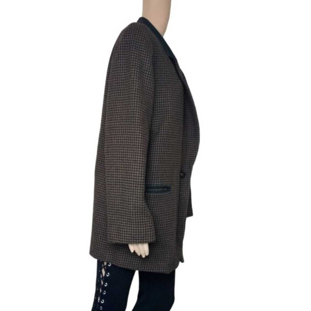 Vintage Harve Benard Brown Houndstooth Jacket - image 2