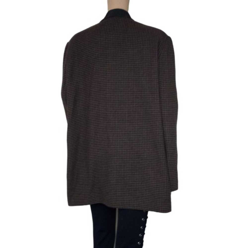 Vintage Harve Benard Brown Houndstooth Jacket - image 4