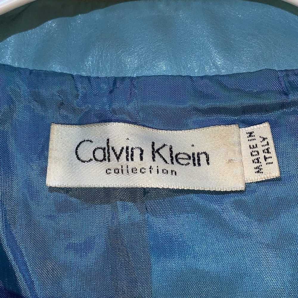 Vintage Calvin Klein Leather Jacket - image 3