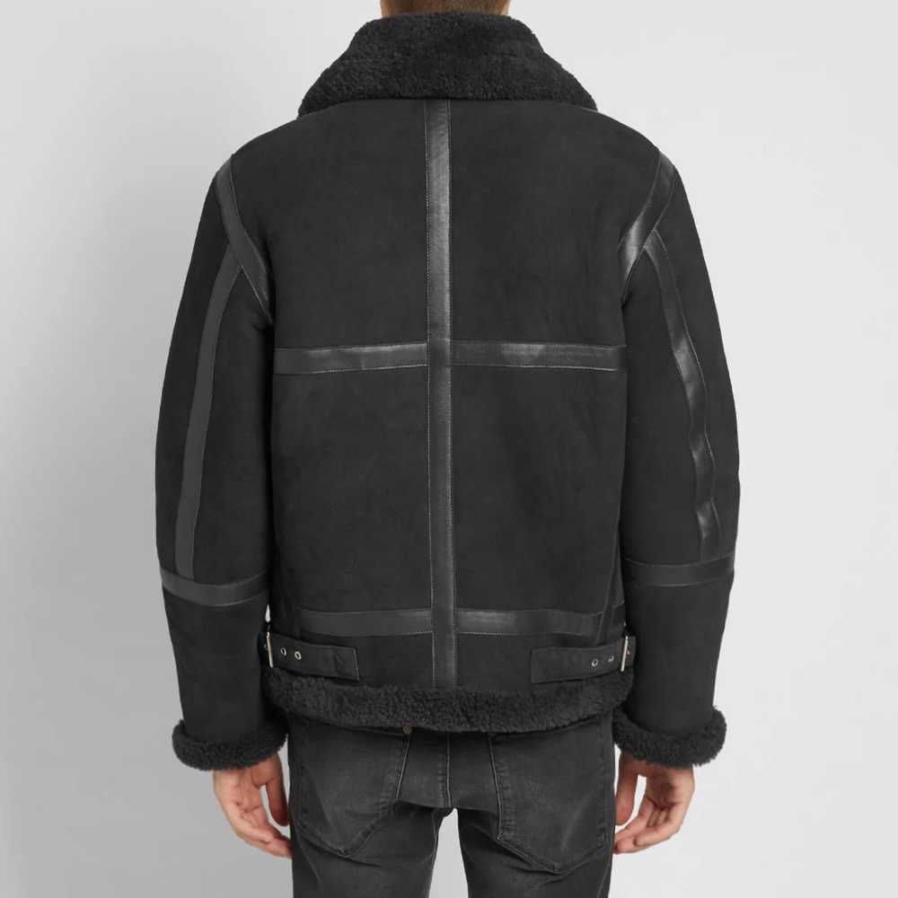 Acne Studios [48] Ian Suede Shearling Jacket in A… - image 10