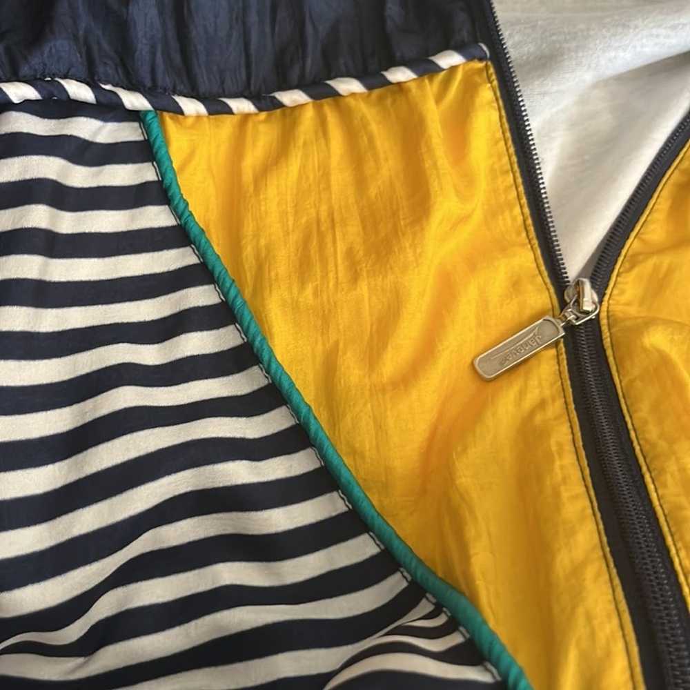 Vintage Color Block Striped Windbreaker - image 5