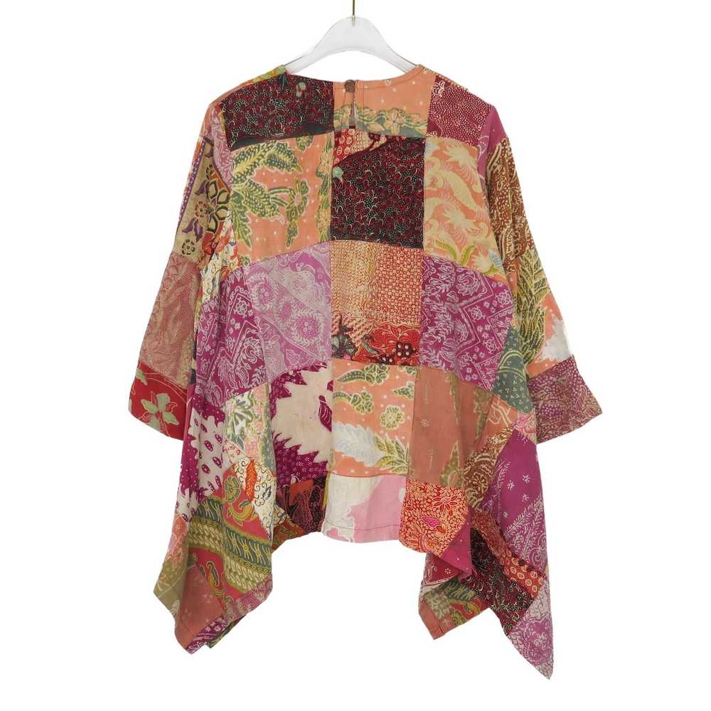 Vintage Vintage Quilted Patchwork Asymmetrical In… - image 3