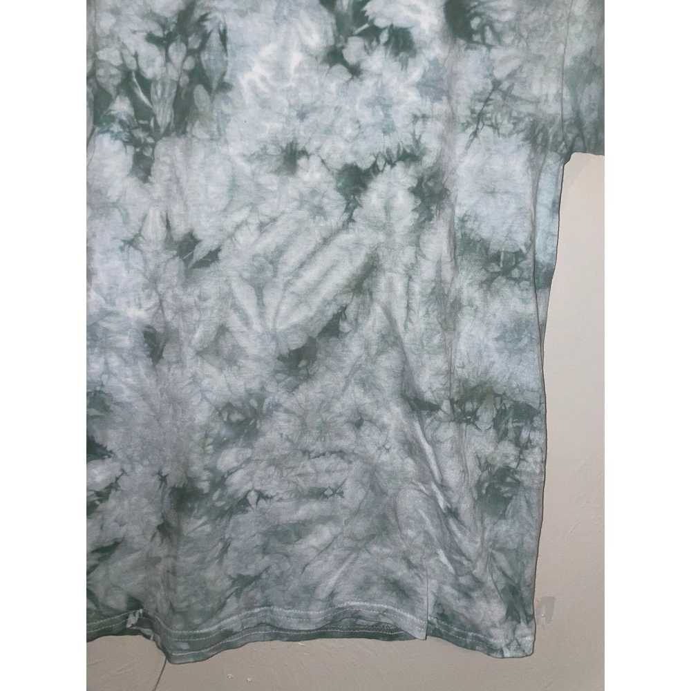 Gildan Gildan Heavy Cotton Gray Green Tie Dye Bla… - image 4