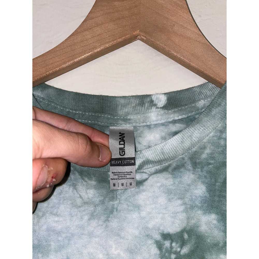 Gildan Gildan Heavy Cotton Gray Green Tie Dye Bla… - image 5