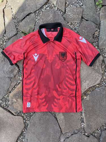 Jersey × Macron × Soccer Jersey Macron Albania so… - image 1