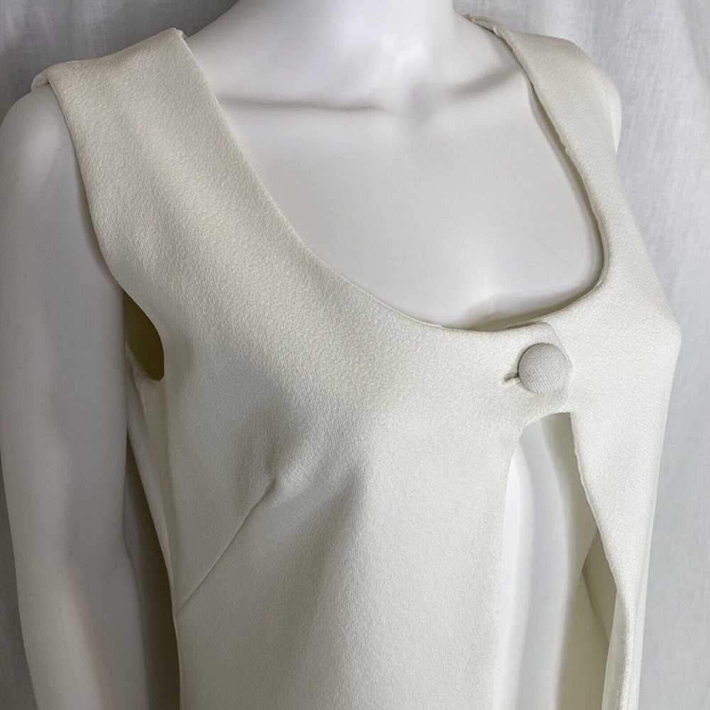 60s MOD GoGo vest sleeveless teardrop jacket sing… - image 2