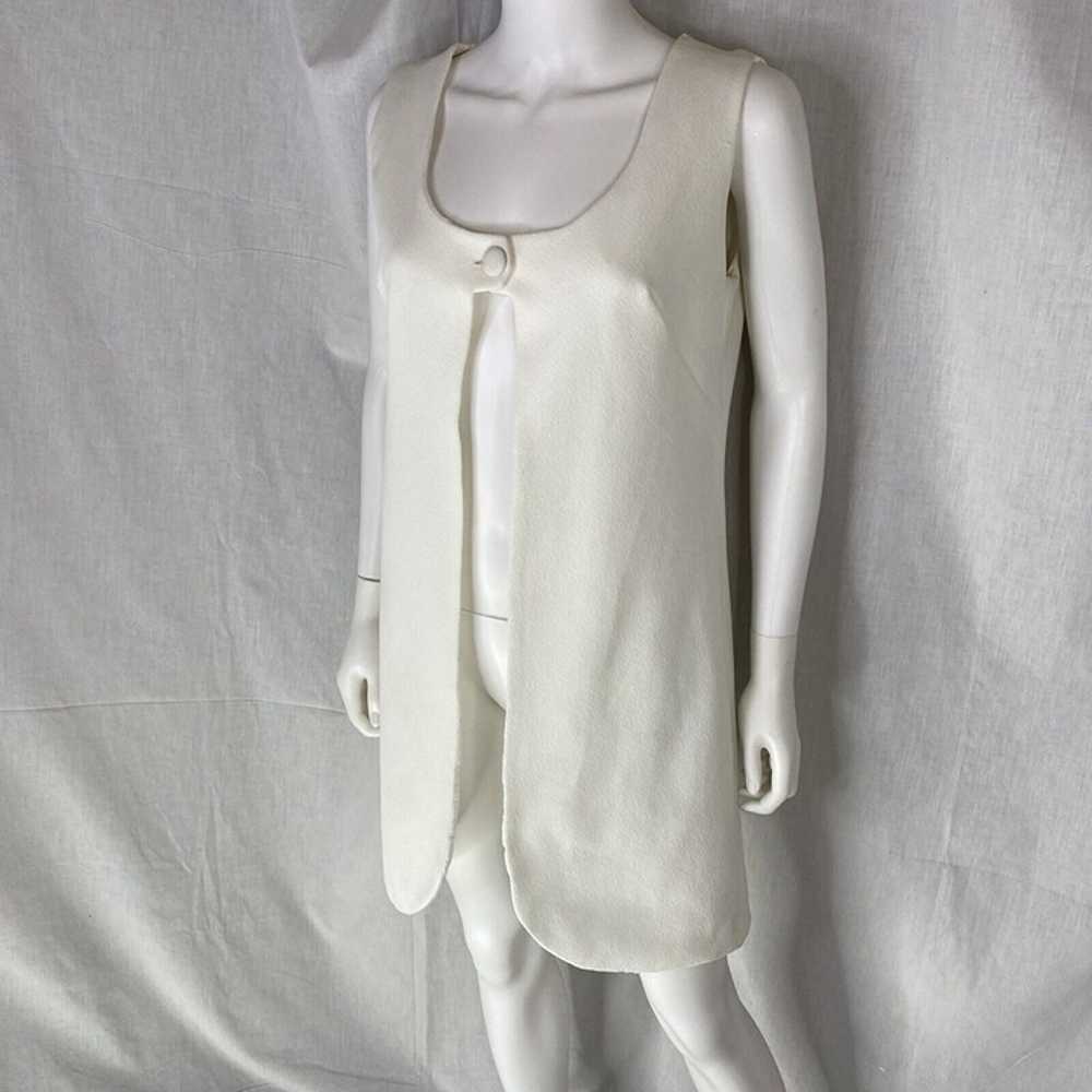 60s MOD GoGo vest sleeveless teardrop jacket sing… - image 9