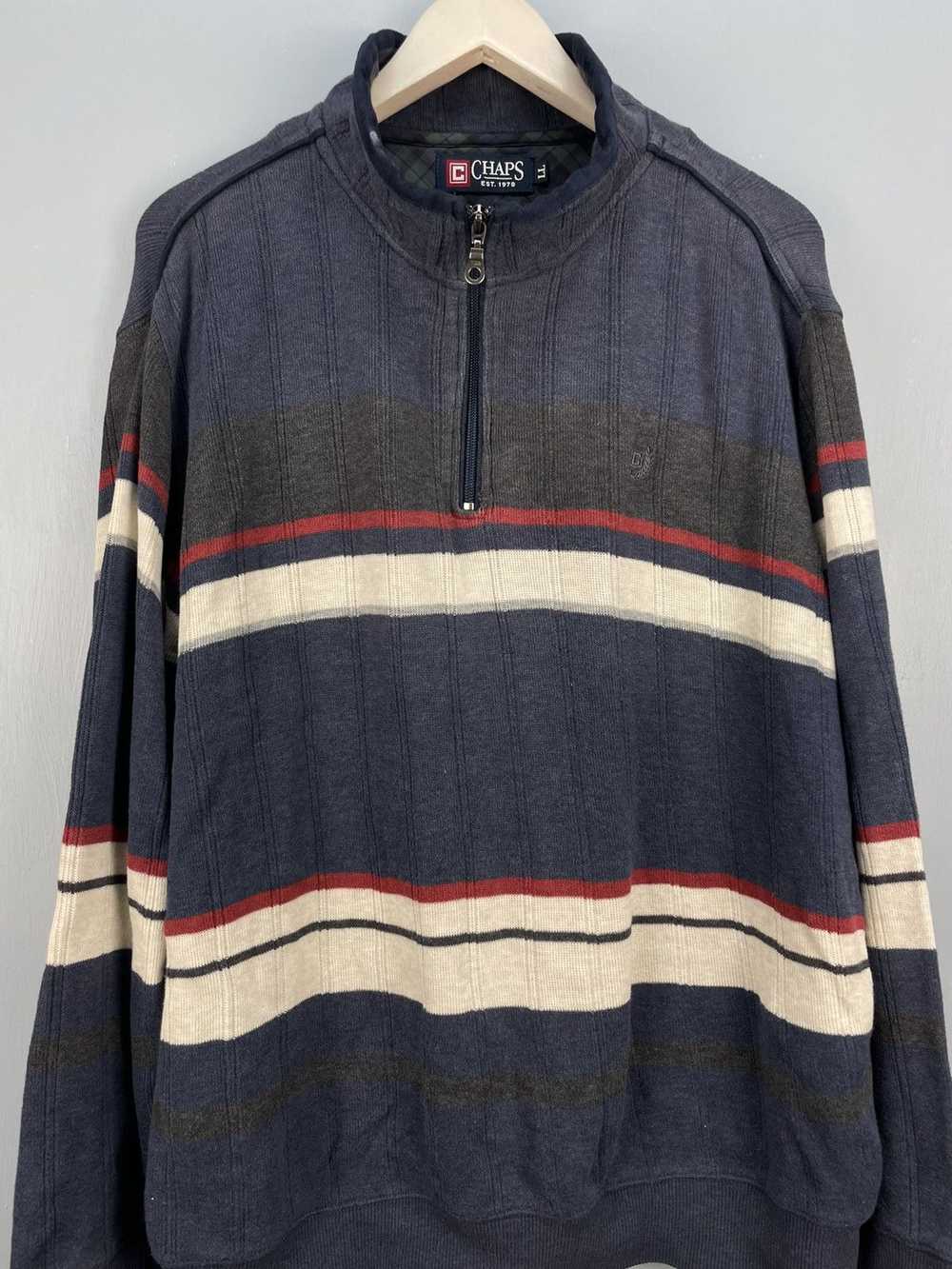 Chaps × Chaps Ralph Lauren Vintage Chaps half zip… - image 3