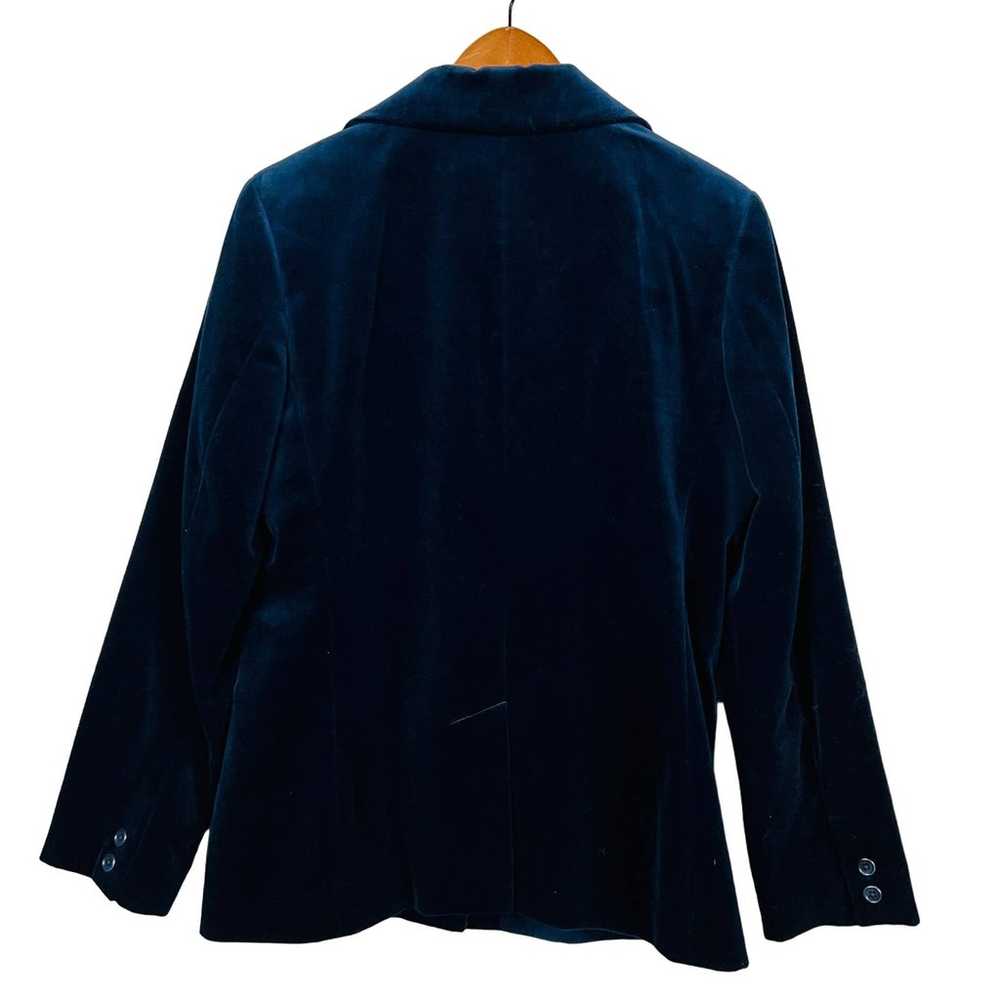 Vintage 2000 Gap Triple Button Velvet Blazer Jack… - image 2