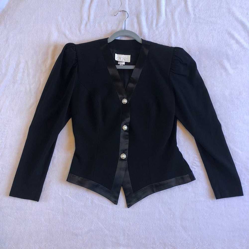 Cache Embellished Button Blazer - image 1