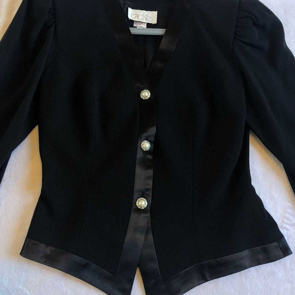 Cache Embellished Button Blazer - image 2