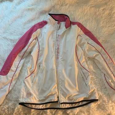 Pink windbreaker sports jacket - image 1