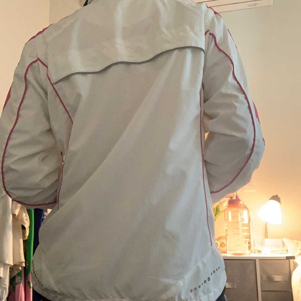 Pink windbreaker sports jacket - image 4