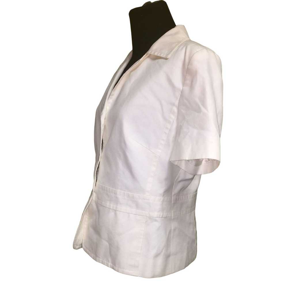 Louis Feraud Louis Feraud Women's White Buttoned … - image 3