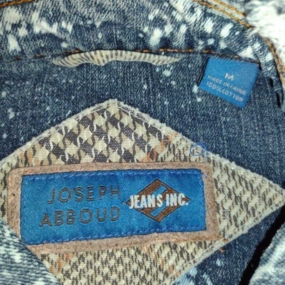 VTG JOSEPH ABBOUD ACID WASH THRASHED DISTRESSED D… - image 4