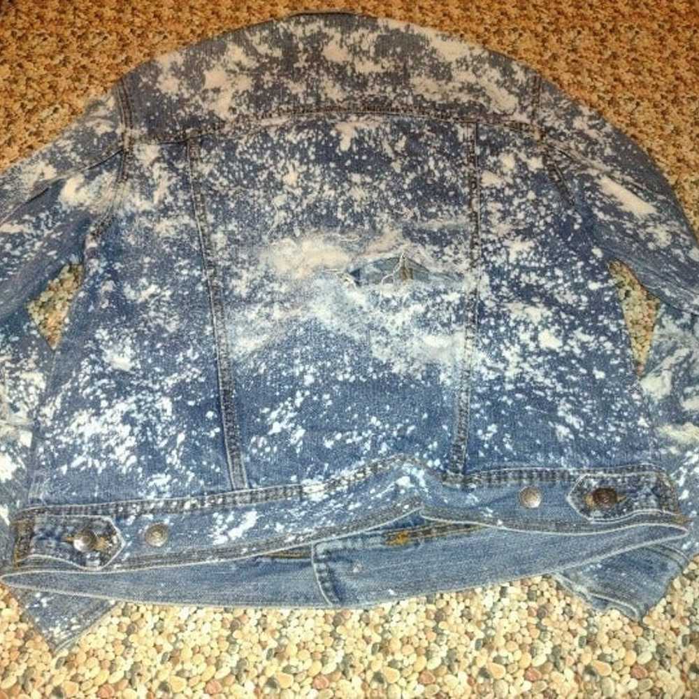 VTG JOSEPH ABBOUD ACID WASH THRASHED DISTRESSED D… - image 5