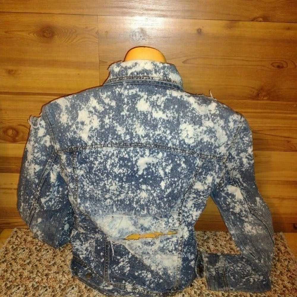 VTG JOSEPH ABBOUD ACID WASH THRASHED DISTRESSED D… - image 6