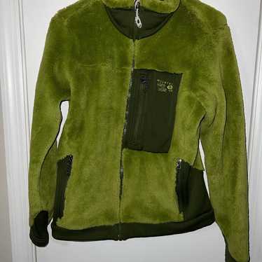 Vintage Mountain Hardwear Green Fleece Woman Jack… - image 1