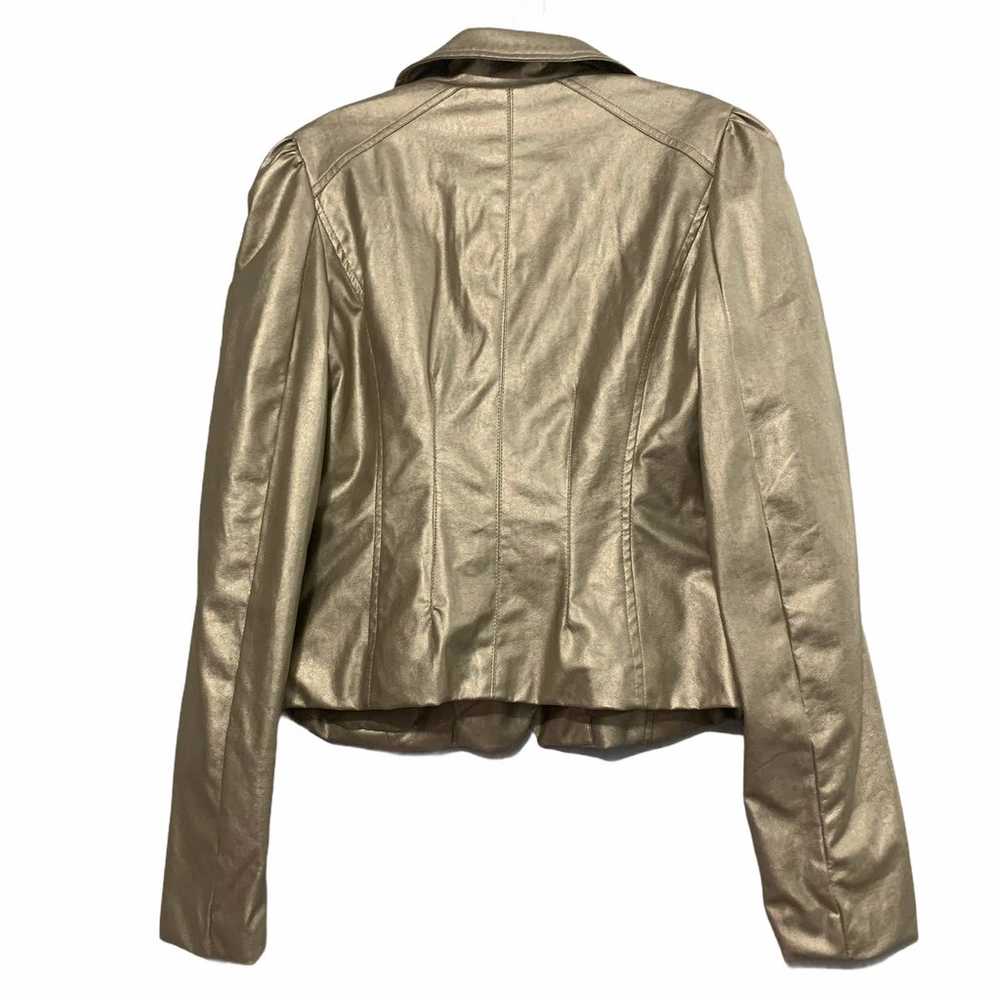 Therapy by Lane Crawford Gold Faux Leather Crop 7… - image 3