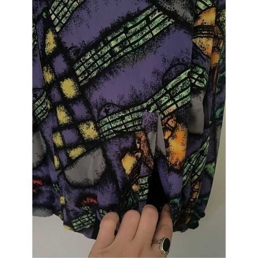 90s vintage silk Spenser Jeremy bomber jacket - image 2