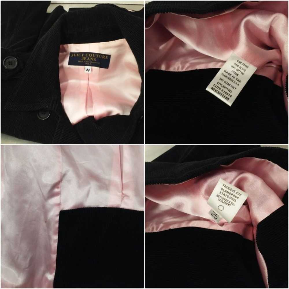 Juicy Couture Corduroy Jacket M Glamourous USA Db… - image 8