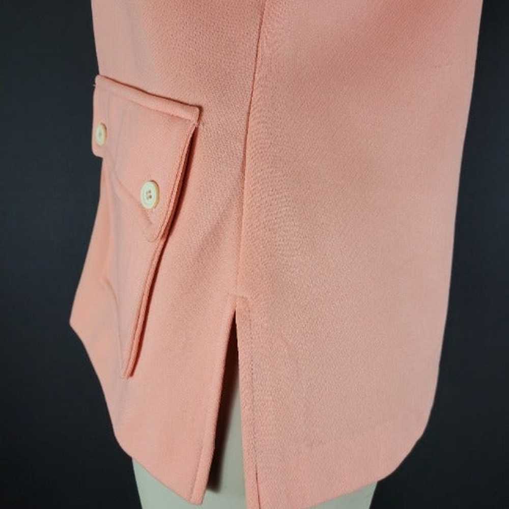 70s Peach Leisure Suit Jacket - image 11