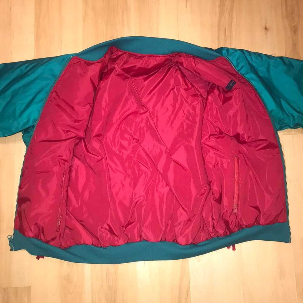 Vintage 90s Columbia Radial Sleeve Bomber Jacket - image 3