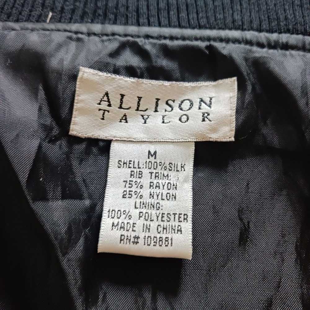 Vintage Silk Allison Taylor Medium Womens Jacket … - image 7