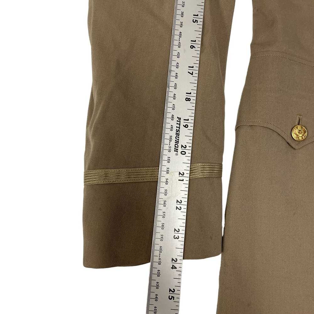 Unkwn Vtg BESPOKE US Army Officers Uniform Milita… - image 9