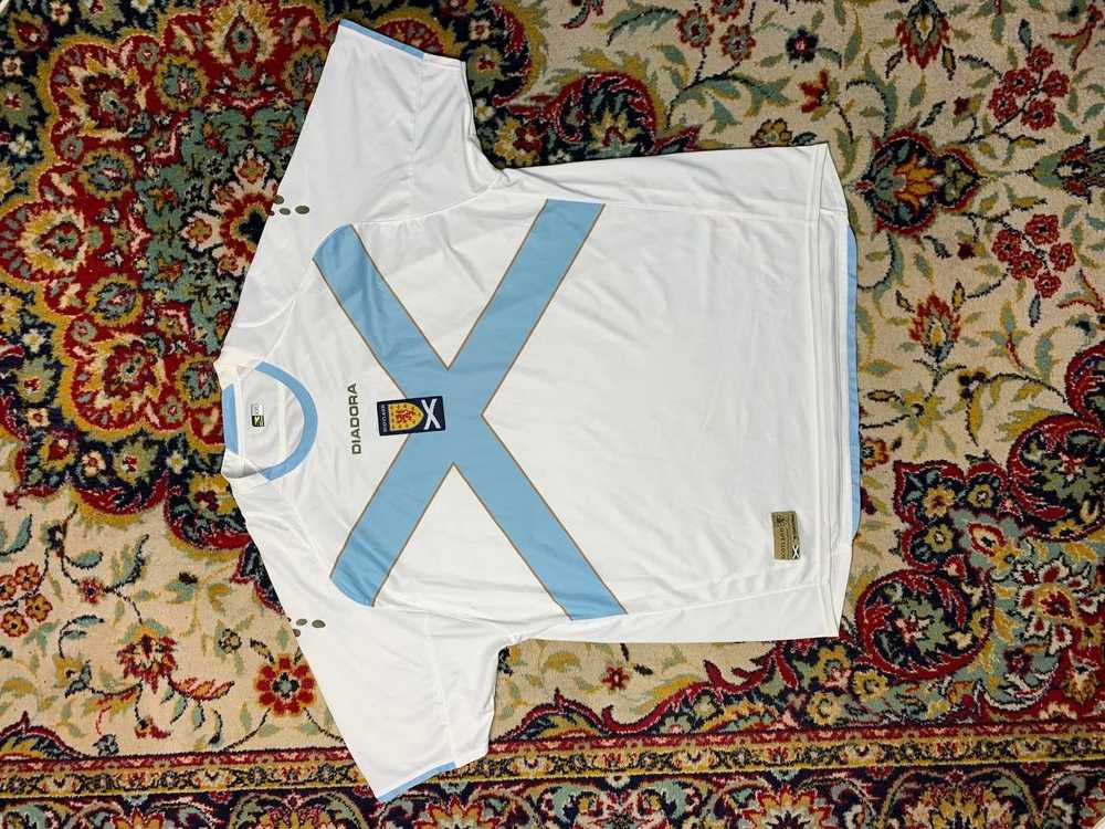 Diadora × Soccer Jersey × Vintage SCOTLAND 2007/2… - image 1