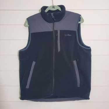 L.L.Bean Full Zipper Wind Resistant Vest Polartec… - image 1