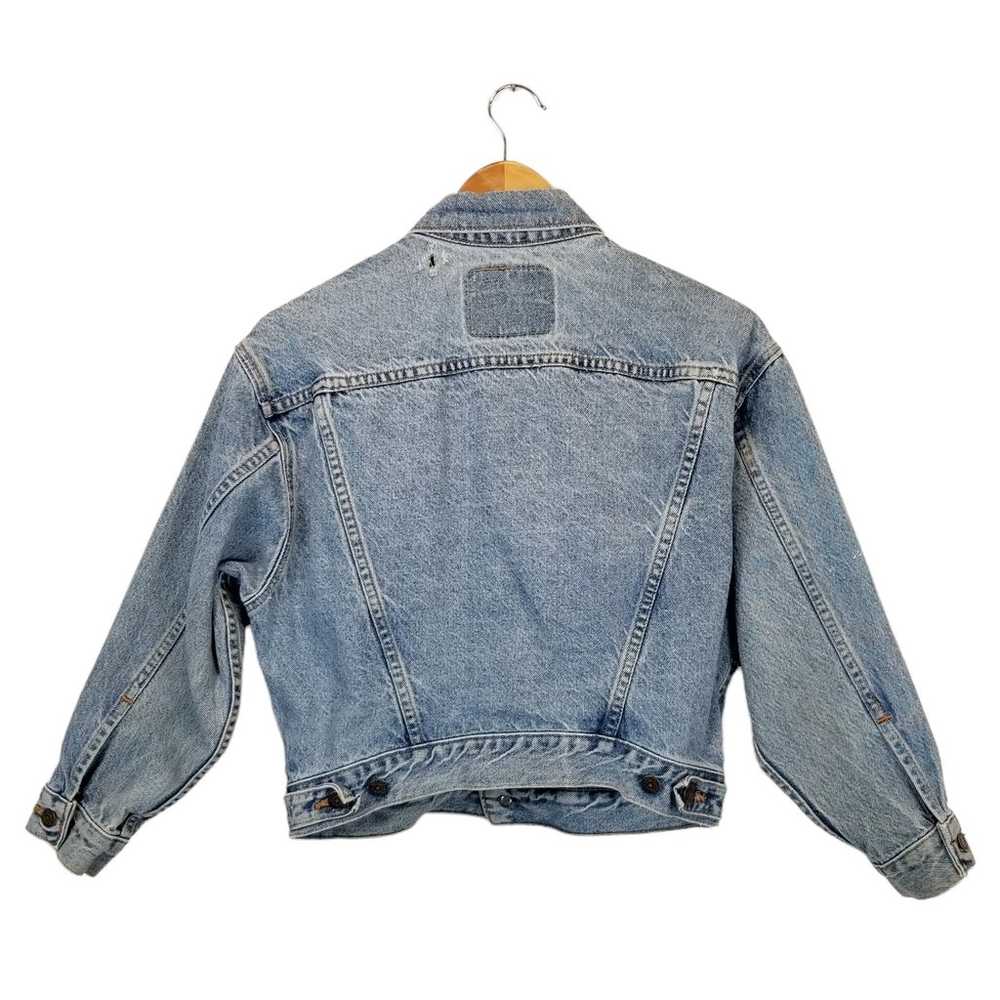 Levi's Women's Vintage Cropped Denim Jean Trucker… - image 2