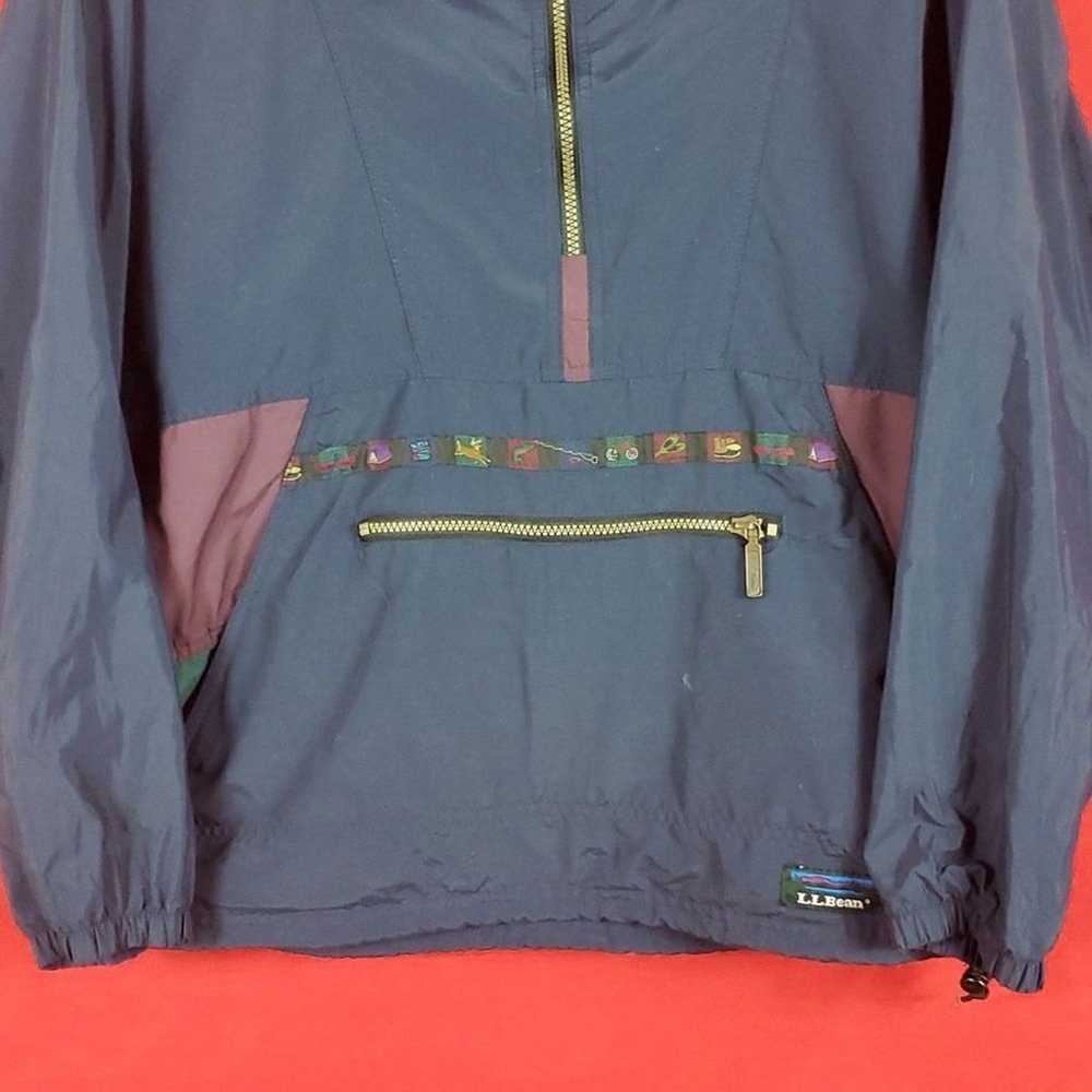 L.L. BEAN VINTAGE ANORAK WINDBREAKER Size Medium … - image 3