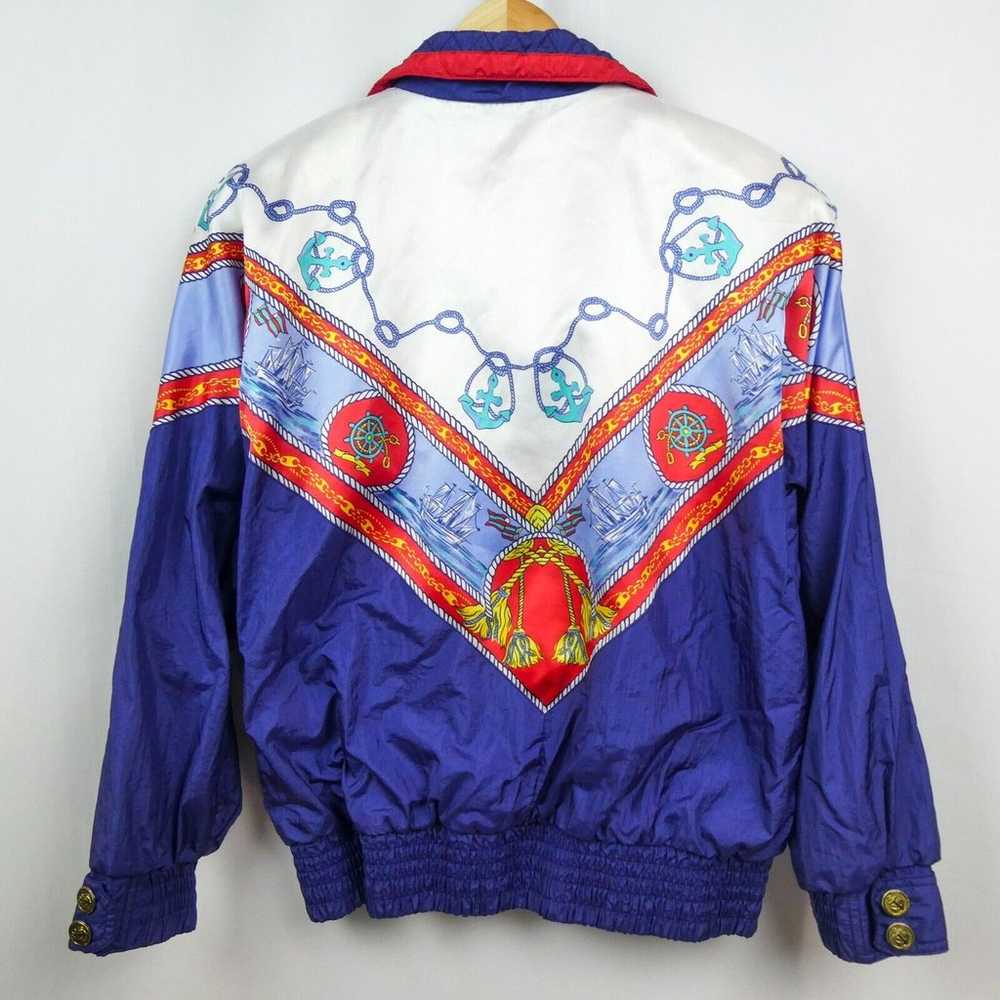 Westbound Nautical Yacht Ship 80s 90s Windbreaker… - image 8