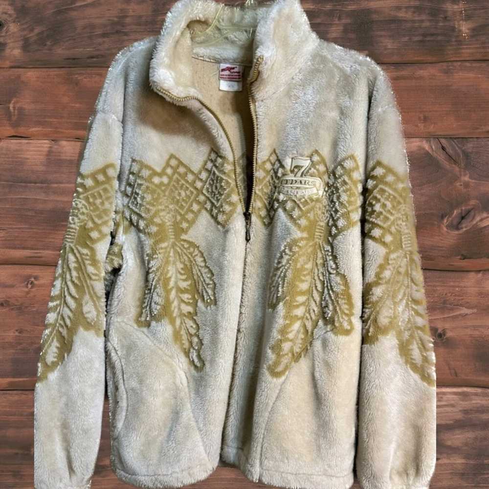 FURRY COZY WARM NATIVE AMERICAN JACKET COZY COMFO… - image 1