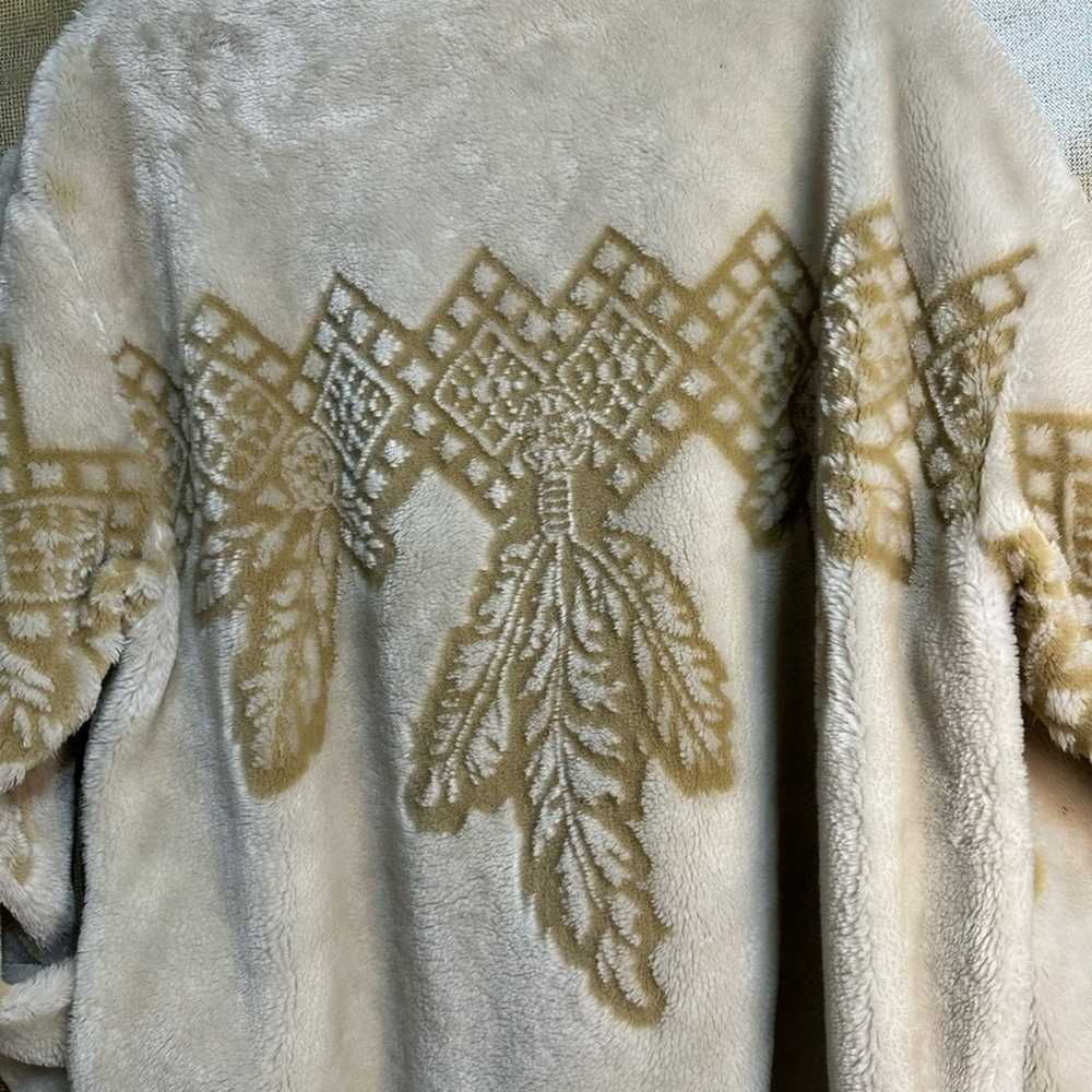 FURRY COZY WARM NATIVE AMERICAN JACKET COZY COMFO… - image 8