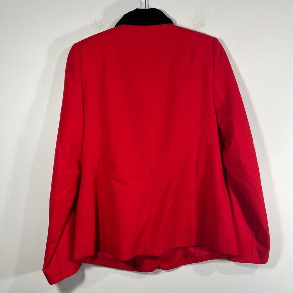 Vintage Bloomingdale's Red Wool Double Breasted J… - image 7