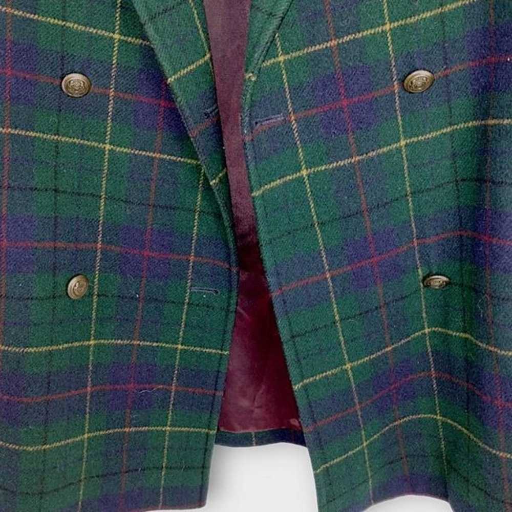 Pendleton Womens Jacket Sz 10 Wool Plaid Vtg 80s … - image 5