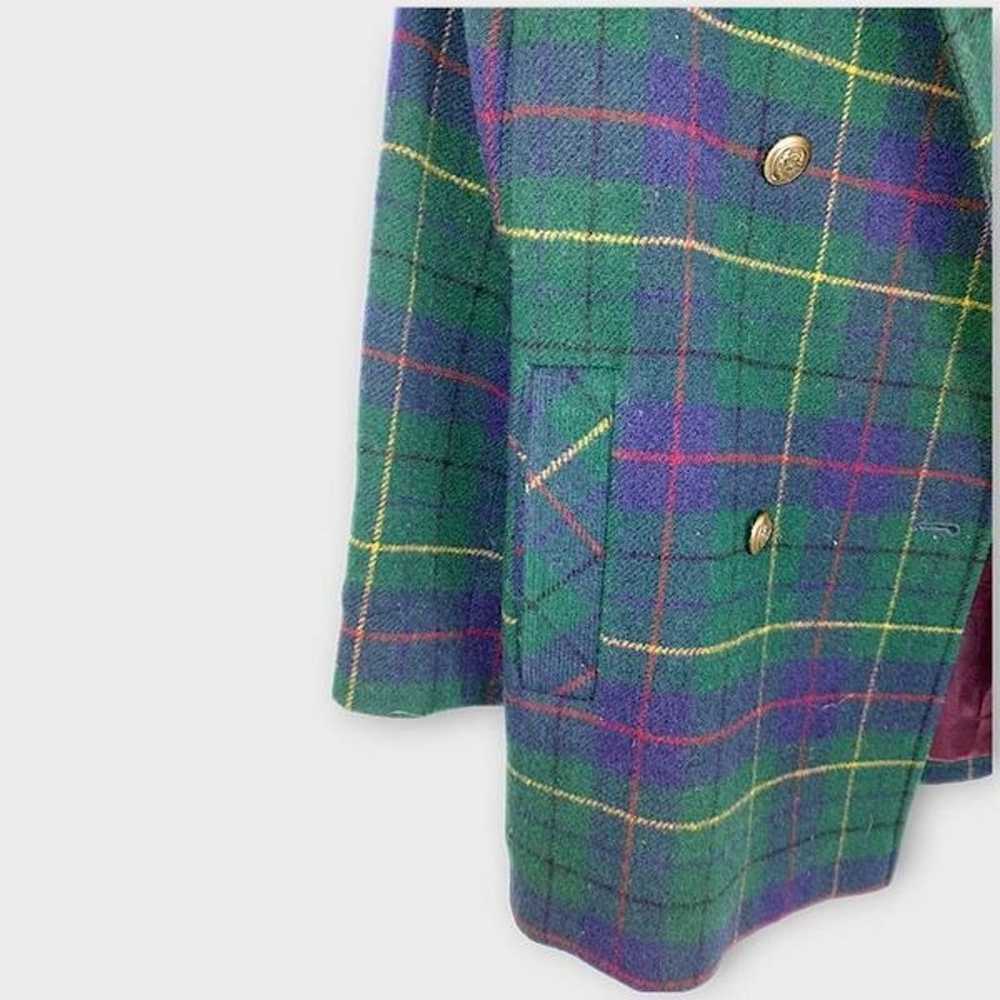 Pendleton Womens Jacket Sz 10 Wool Plaid Vtg 80s … - image 6